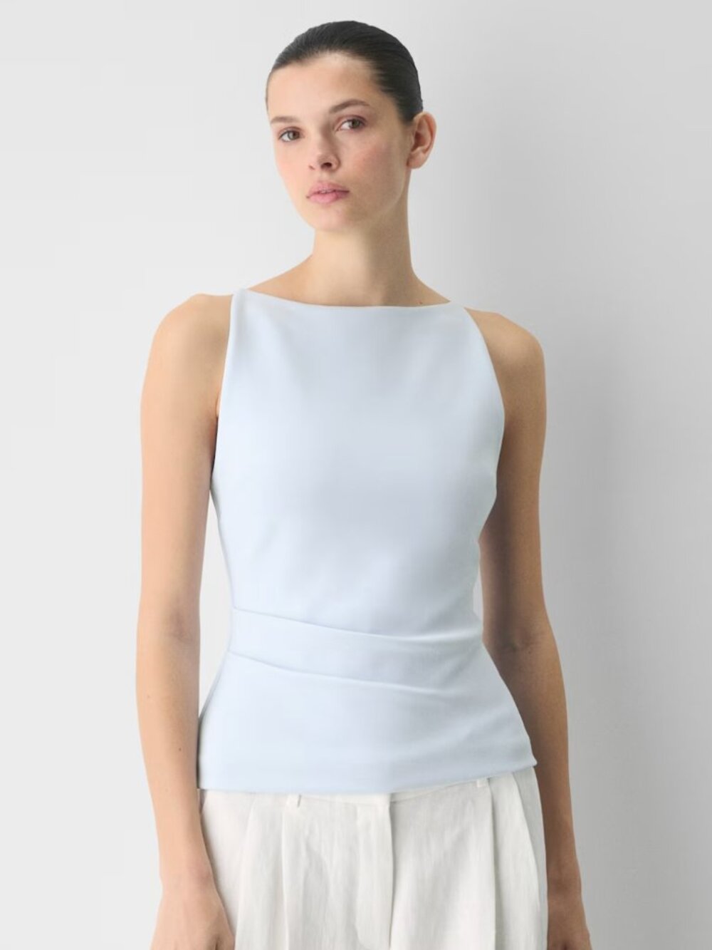 Aritzia Babaton FigureKnit Commons Top NWT (White)